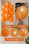 Halloween Balloon Chain Halloween Set (Metallic Orange, Matte Black, Macaron Lilac, White) - 8