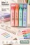 4-Piece Pastel Highlighter Pen Set Colorful Marker Pens School Office Agenda