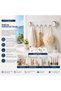 10 pieces of plastic bags with 5 sleeves - vacuum delux hanger adhesive 38.5cm - 5cm bx40 - 3