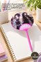 2pcs ballpoint pen - anime fan design writing tool, school and office use, ballpoint pen