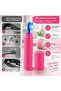 Portable Travel Type Snap-On Cover Toothbrush Storage Container - Hygienic Protection Box - Pink - 5