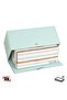 Premium Design Vegan Leather Tissue and Napkin Box Maxi Size Napkin Holder Office Home Gift Tabletop - 2