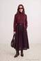 Petite Bordo Ekoseli Kemerli Midi Etek TWOAW27ET00092 - 3