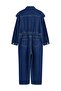 Indigo Dikiş Detaylı Denim Tulum TBBAW27BG00001 - 4