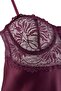 Plum Strap Satin/Lace Babydoll/Fantasy Nightgown Thmaw27Ll00003 - 9