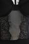 Black Lace Fitted Plain Body Thmaw27Bd00015 - 3