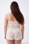 White Lace Stretchy Sexy Uncovered Plus Size Lingerie Set Tbbaw27Dg00005 - 4