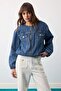 Mavi Bisiklet Yaka Astarlı Denim Ceket TWOAW27CE00052