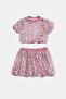 Rose Dried Sequined Sequined Girls' Knitted Top and Bottom Set Tkdaw27Au00040 - 8