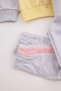 Gri Melanj Kalın Kız Çocuk Örme Sweatshirt ve Eşofman Alt - Üst Takım TKDAW27AU00062 - 7
