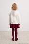Ecru Thick Girls' Plain Knitted Capybara Sweatshirt Tkdaw27Sw00028 - 4