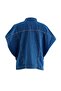 Blue Oversize Denim Vest Twoaw27Ye00036 - 4