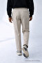 Men's Striped Summer Stone Italian Fabric Trousers - 6