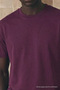 Men's Classic Relaxed Fit Claret Red T-Shirt - 5
