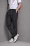 Men's Casual Regular Classic Smoked Fabric Trousers - 2