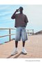 Men's Comfortable Fit Basic Brown Short Sleeve T-Shirt