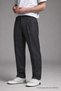Men's Casual Regular Classic Smoked Fabric Trousers