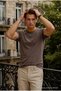 Men's Relax Fit Short Sleeve 100% Cotton Coffee T-Shirt - 4