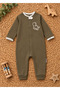 Organic Baby Boy Patterned 3-Piece Romper Set Newborn Clothing 9-12-18 Months 3-Piece Cotton 3 Pieces - 3