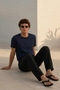 Men's 3-Piece Cargo Linen Trousers with Elastic Waist - 7