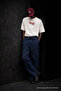 Men's Low Waist Premium Loose Fit Navy Blue Linen Trousers - 3