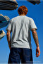Men's Regular Fit 100% Cotton Gray Summer T-Shirt - 6