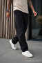 Men's Premium Jogger Relax Fit Black Linen Trousers - 2