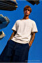 Men's Regular Fit 100% Cotton Cream Summer T-Shirt - 5