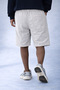 Men's Casual Summer Cargo Pocket Gray Linen Shorts - 4