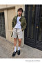 Men's Premium Cotton Loose Gray Summer Combed Cotton Shorts - 3