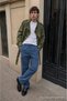 Men's Casual Comfortable Blue Cargo Linen Trousers - 4