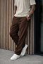 3 Pieces Men's Premium Summer Jogger Linen Trousers - 6