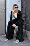 Women's Summer Wide-Leg Black Palazzo Pants - 2