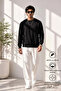 Men's Thick Premium Knitwear Black Winter Sweater - 2