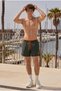 Men's Zippered Quick-Drying Khaki Swim Shorts - 4