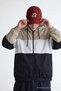 Men's Elite Comfort Patterned White Raincoat & Windbreaker with Pockets