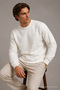 Reglan Casual Winter Ecru Men's Sweatshirt - 4