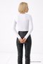 Women's Casual Fashion Tight Ecru T-Shirt - 6