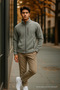 Men's Premium Gray Fleece with Pocket Detail - 3