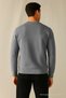 Herren-Winterpullover, dick, Basic, locker, grau - 2