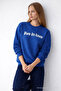 Women's Live in Love Printed Blue Sweatshirt - 4