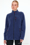 Women's Indigo Fleece Full Zipper Outdoor 3 Pocket Sports Fleece Jacket - 3