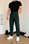 Men's Elastic Waist Casual Khaki Linen Trousers
