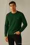 Herren Basic Winterpulli Dick Locker Dunkelgrün - 3