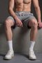 Men's Elastic Summer Comfort Gray Shorts - 6
