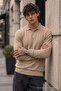Men's Soft Polo Collar 3-Piece Knit Sweater - 3