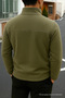 Men's Comfort Fit Casual Thick Khaki Fleece - 2