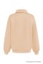 Men's Half Zipper Regular Fit Sweatshirt Beige - 2