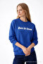 Women's Live in Love Printed Blue Sweatshirt - 2