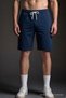 Men's Elastic Summer Comfort Navy Blue Shorts